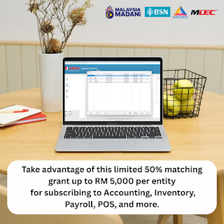 Marketing Photo for Rockbell's Matching Grant Up to RM5,000 Per Entity for SMEs Who Will Subscribe to Their Accounting, Inventory, Payroll, and POS